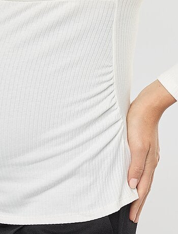 Tee-shirt d'allaitement cache-coeur