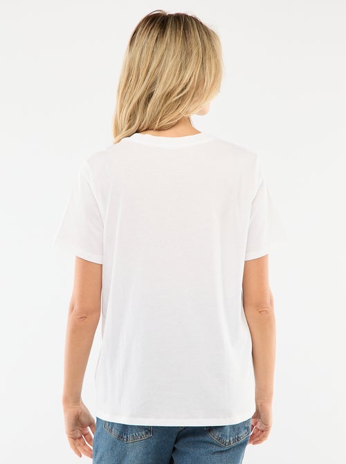 Tee-shirt d'allaitement imprimé à manches courtes - Kiabi