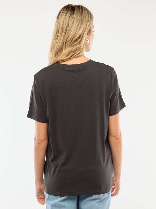 Tee-shirt d'allaitement imprimé à manches courtes - Kiabi