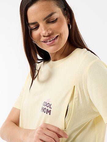 Tee-shirt d'allaitement imprimé