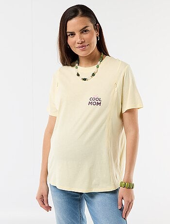 Tee-shirt d'allaitement imprimé
