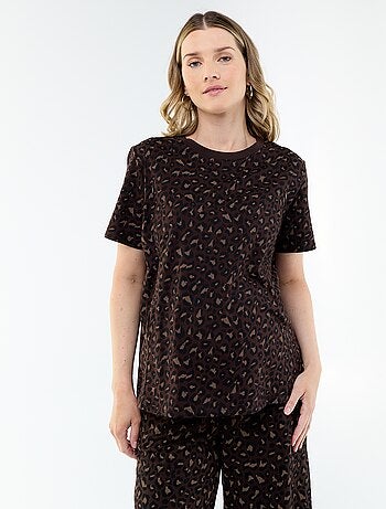 Tee-shirt d'allaitement imprimé