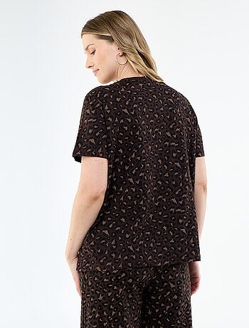 Tee-shirt d'allaitement imprimé
