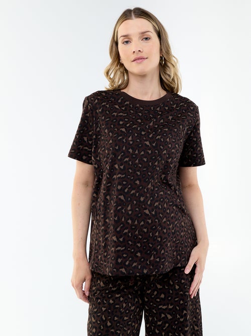 Tee-shirt d'allaitement imprimé - Kiabi