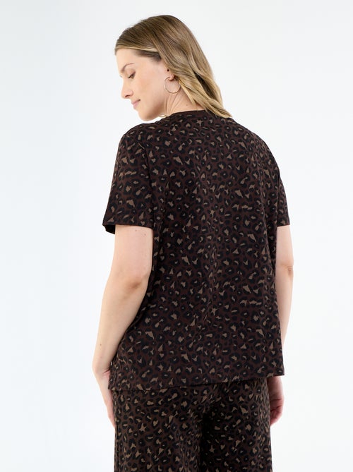 Tee-shirt d'allaitement imprimé - Kiabi