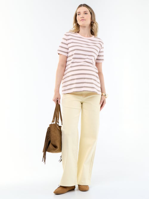 Tee-shirt d'allaitement imprimé - Kiabi