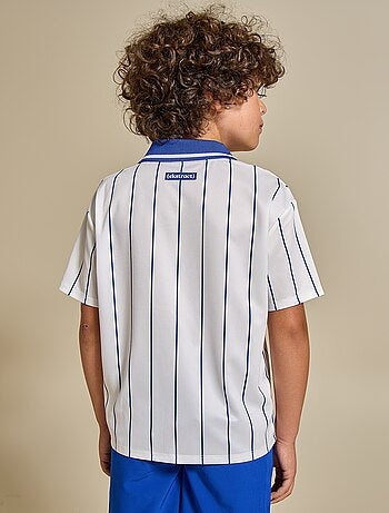 Ekstract - Tee-shirt de foot rayé à manches courtes