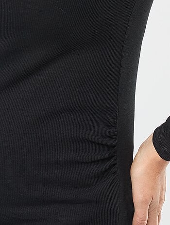 Tee-shirt de maternité côtelé