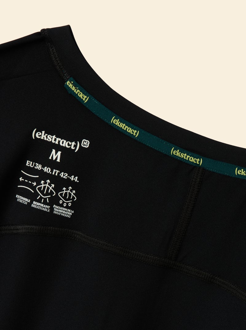 Tee-shirt de sport - (ekstract) Noir - Kiabi