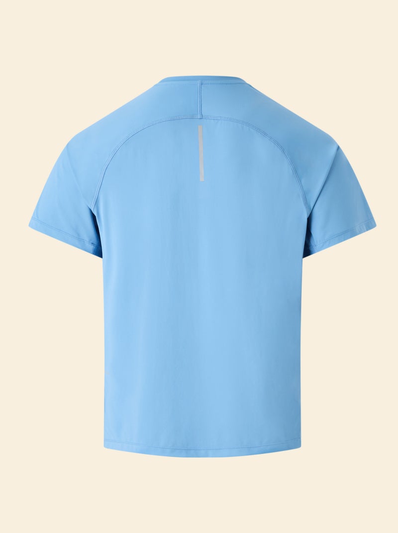 Tee-shirt de sport avec détail réfléchissant - (ekstract) Bleu - Kiabi