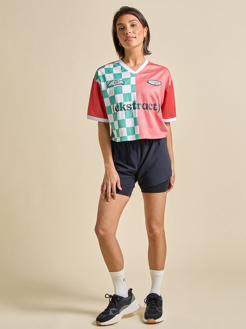 Tee-shirt de sport cropped - (ekstract) - Kiabi