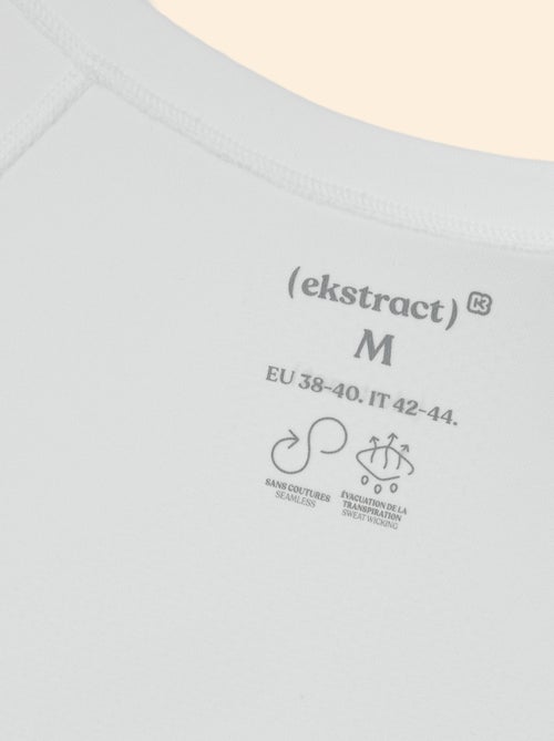 Tee-shirt de sport effet seconde peau - (ekstract) - Kiabi Tee-shirt de sport effet seconde peau - (ekstract) - Kiabi
