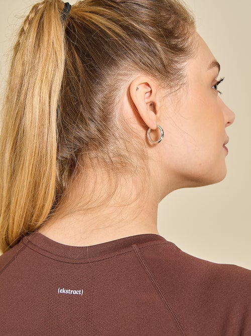 Tee-shirt de sport effet seconde peau - (ekstract) - Kiabi Tee-shirt de sport effet seconde peau - (ekstract) - Kiabi