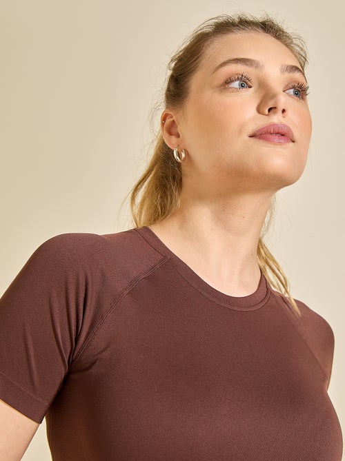 Tee-shirt de sport effet seconde peau - (ekstract) - Kiabi Tee-shirt de sport effet seconde peau - (ekstract) - Kiabi