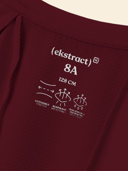 Tee-shirt de sport fluide manches courtes (Ekstract) - Kiabi Tee-shirt de sport fluide manches courtes (Ekstract) - Kiabi