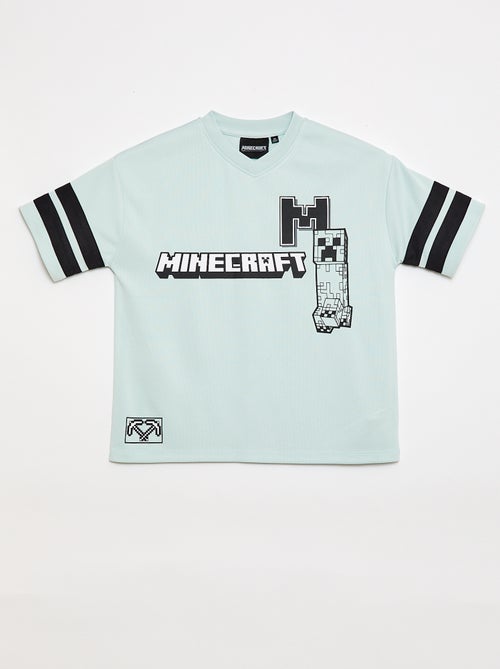 Tee-shirt de sport fluide 'Minecraft' à manches courtes - Kiabi