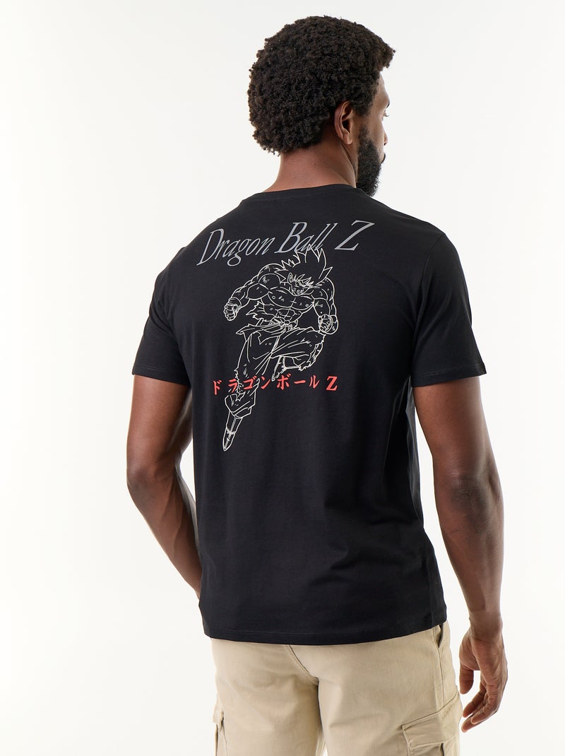 Tee-shirt 'Dragon Ball' à manches courtes Noir - Kiabi