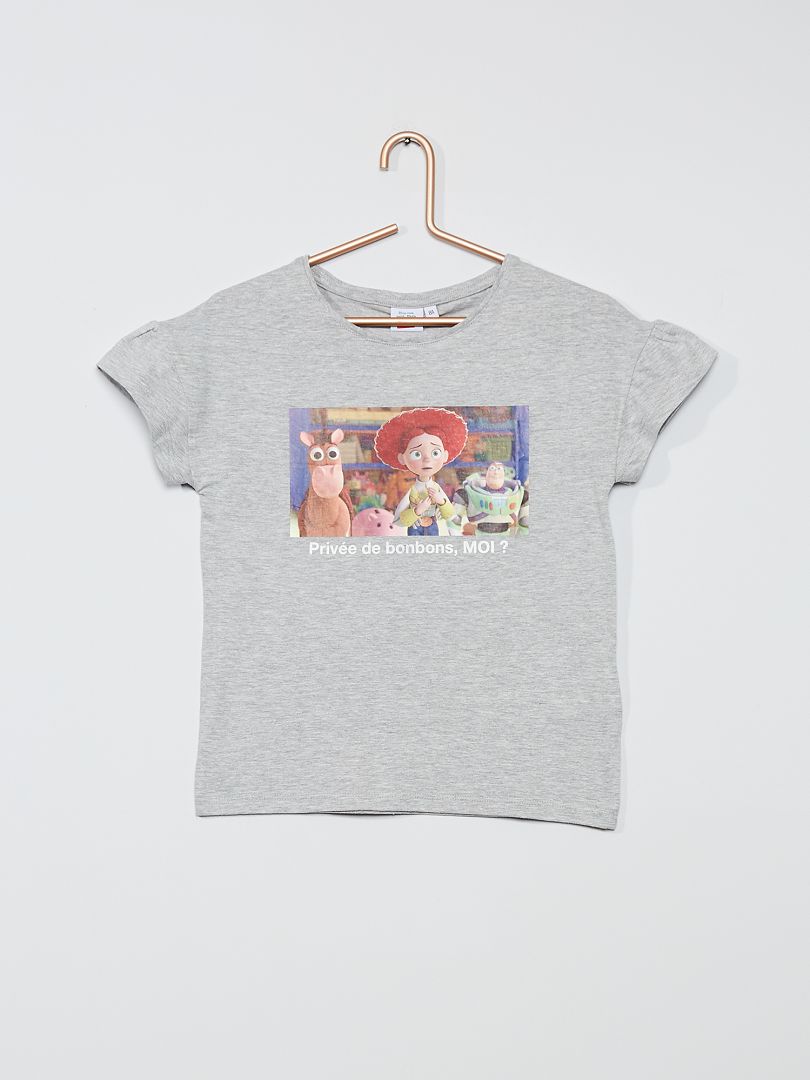 Tee-shirt en coton 'Disney' GRIS - Kiabi