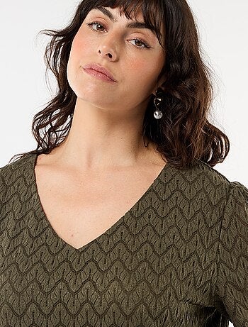 Tee-shirt en dentelle ajourée