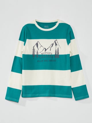 Tee-shirt en jersey à manches longues