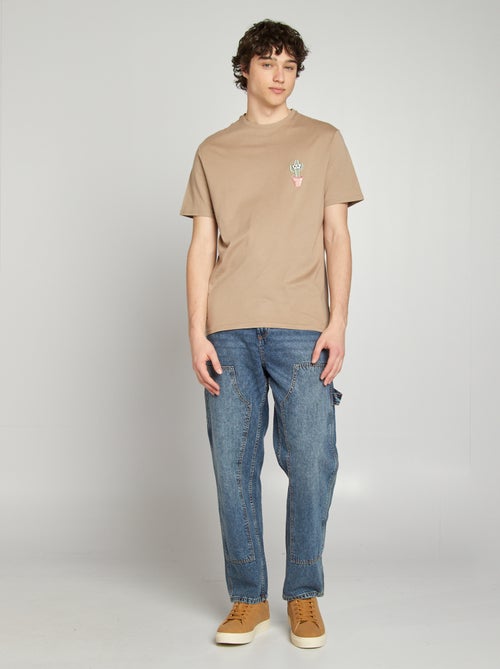 Tee-shirt en jersey imprimé - Kiabi