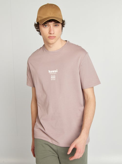 Tee-shirt en jersey imprimé - Kiabi