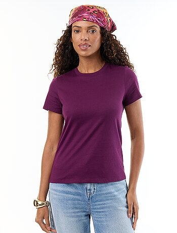 Tee-shirt en jersey manches courtes