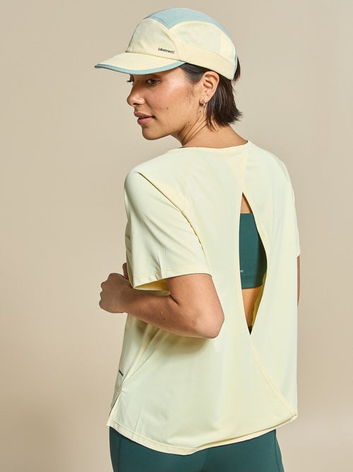 Tee-shirt fluide avec fente au dos - (ekstract) - Kiabi