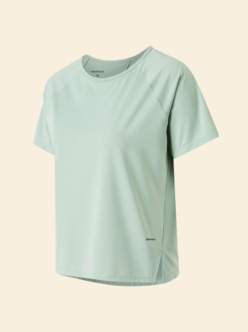 Tee-shirt fluide avec fente au dos - (ekstract) - Kiabi