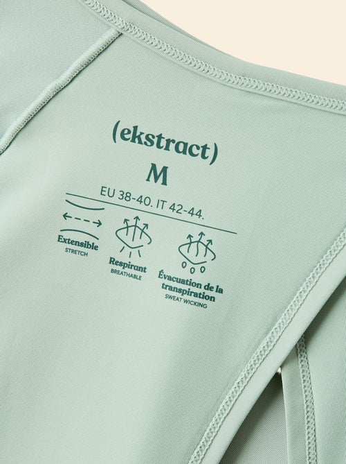 Tee-shirt fluide avec fente au dos - (ekstract) - Kiabi