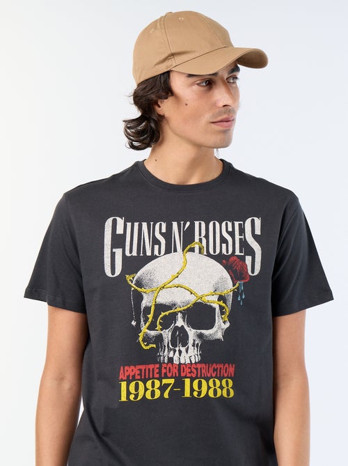 Tee-shirt 'Guns N'Roses' manches courtes - Kiabi Tee-shirt 'Guns N'Roses' manches courtes - Kiabi