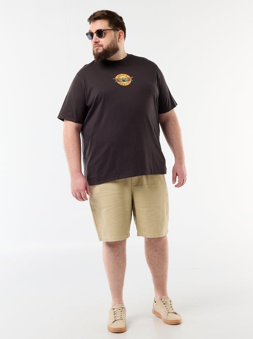 Tee-shirt 'Guns'N Roses' à manches courtes - Kiabi