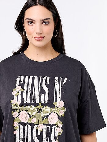 Tee-shirt 'Guns'n'Roses' à manches courtes