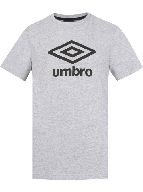 Tee shirt homme col rond chiné en coton 160gsm et logo imprimé  umbro - Kiabi