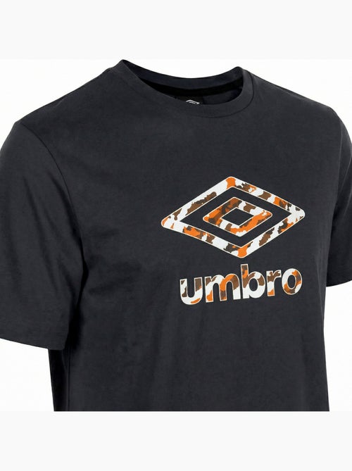 Tee shirt homme col rond en coton 160gsm et logo imprimé camo  umbro - Kiabi
