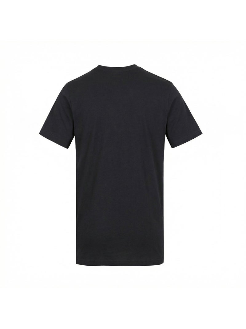 Tee shirt homme col rond en coton 160gsm et logo imprimé  umbro Noir - Kiabi