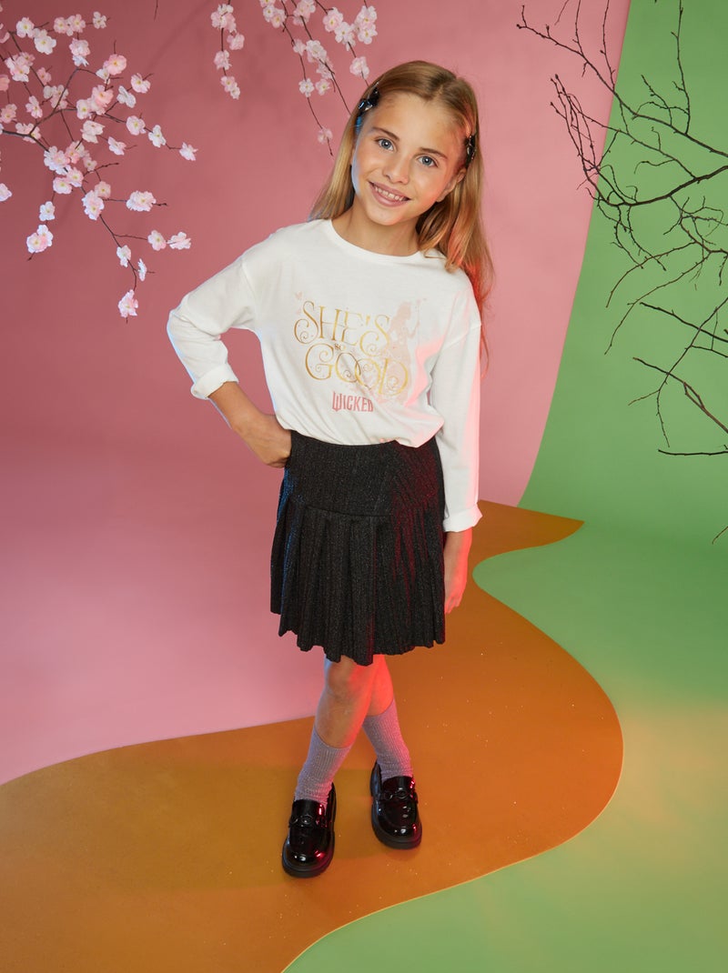 Tee-shirt imprimé - Wicked Blanc - Kiabi