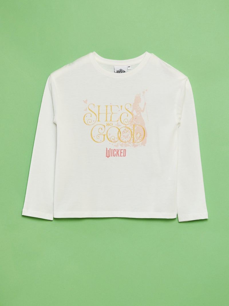 Tee-shirt imprimé - Wicked Blanc - Kiabi