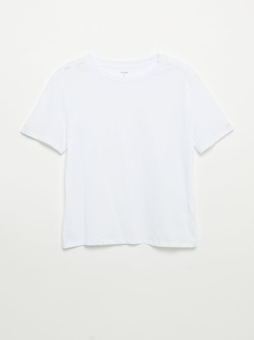 Tee-shirt imprimé à manches courtes - Facile à enfiler - Kiabi Tee-shirt imprimé à manches courtes - Facile à enfiler - Kiabi