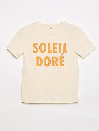 Tee-shirt imprimé à manches courtes - Facile à enfiler