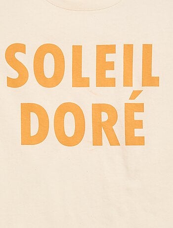 Tee-shirt imprimé à manches courtes - Facile à enfiler