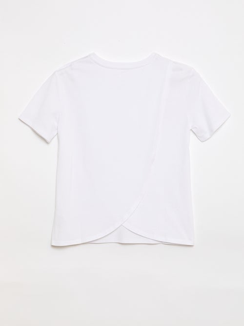 Tee-shirt imprimé à manches courtes - So Easy - Kiabi