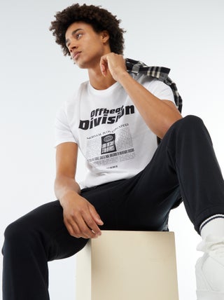 Tee-shirt imprimé à manches courtes