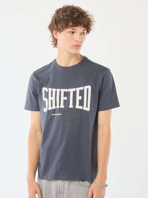 Tee-shirt imprimé à manches courtes - Kiabi