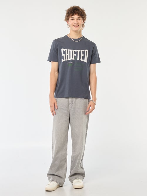 Tee-shirt imprimé à manches courtes - Kiabi