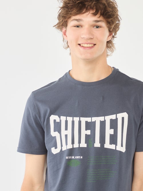 Tee-shirt imprimé à manches courtes - Kiabi