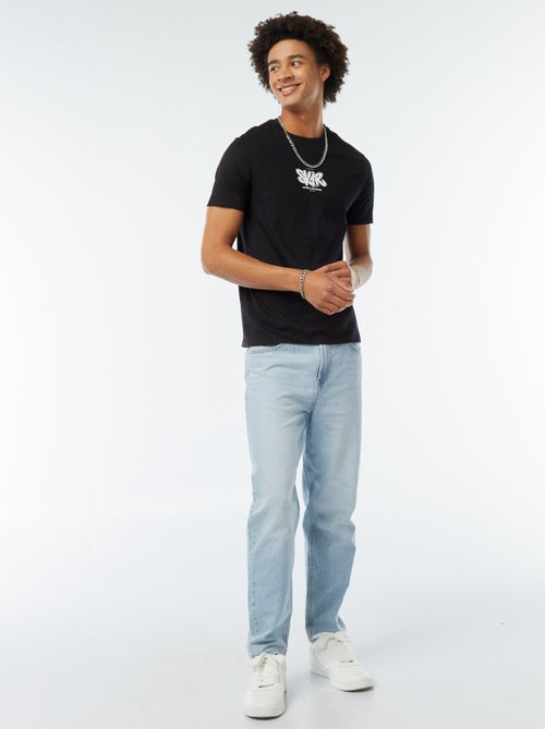 Tee-shirt imprimé à manches courtes - Kiabi