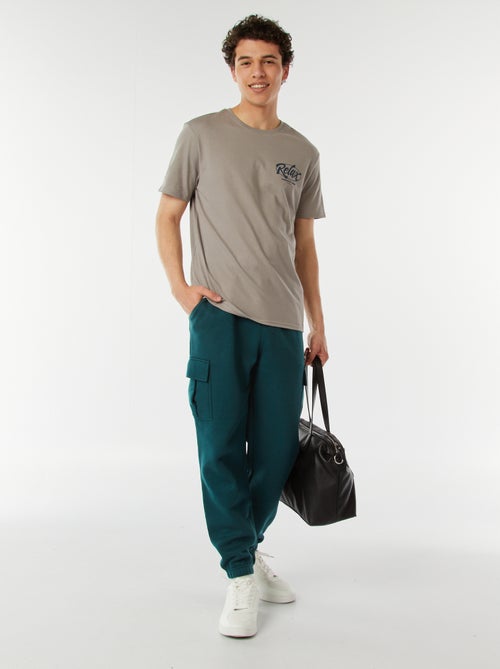 Tee-shirt imprimé à messages - Kiabi