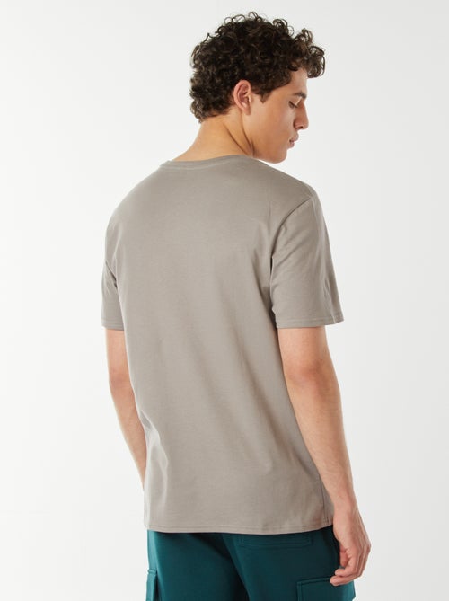 Tee-shirt imprimé à messages - Kiabi