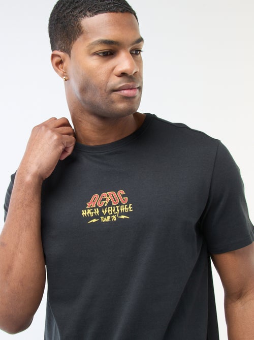 Tee-shirt imprimé 'AC/DC' - Kiabi